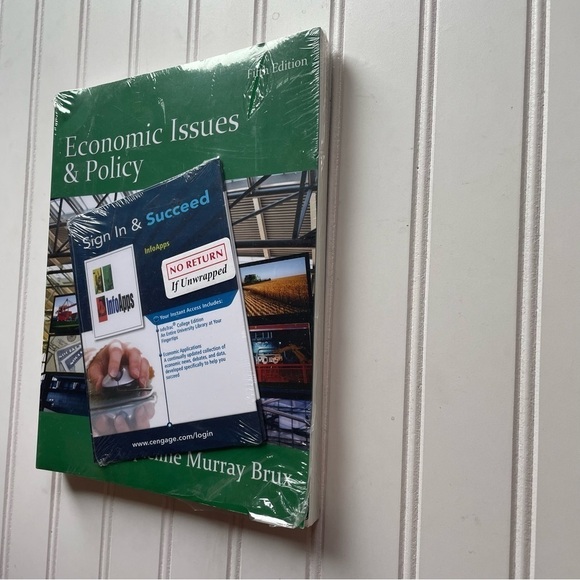 Economic Issues and Policy Paperback textbook by Brux infoapps Brand New 5th Ed - Picture 4 of 14